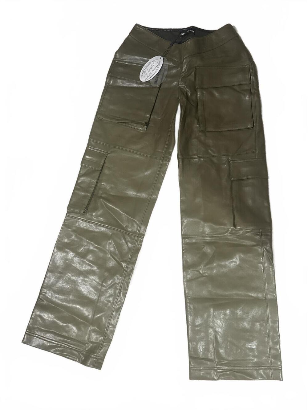 Size S | NWT dollskill Poster Girl Path Of Destruction Vegan Leather Cargo Pants